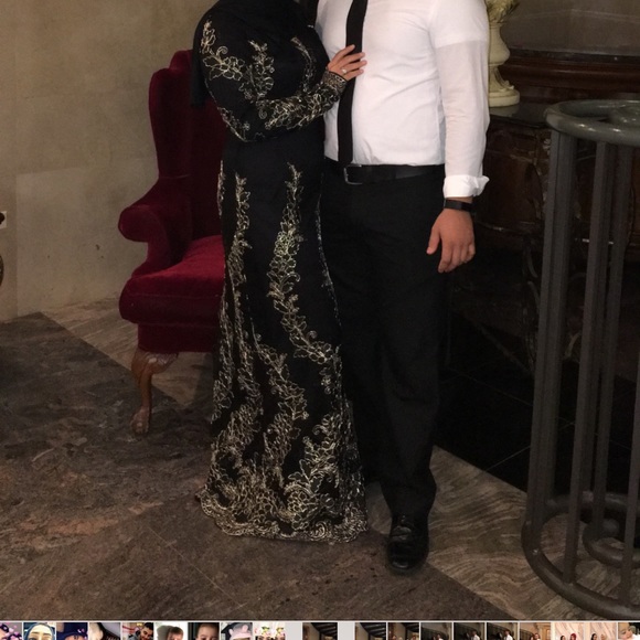 Long sleeve black dress from kabayare - Picture 2 of 4